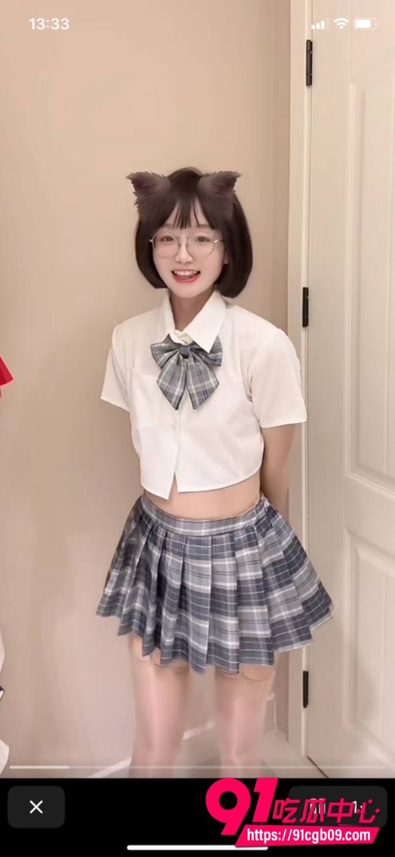 抖音眼镜反差少女 王胜利14