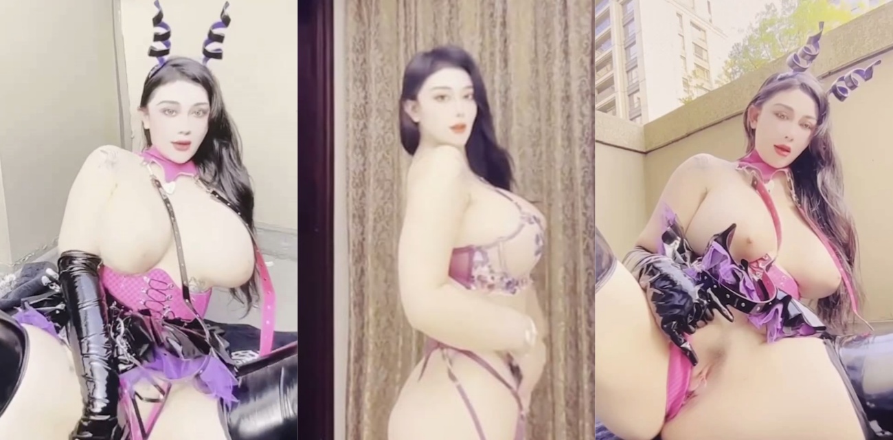 抖音芷仪g宝私人定制福利流出 丰乳翘臀穿皮靴制服开腿狂震骚穴