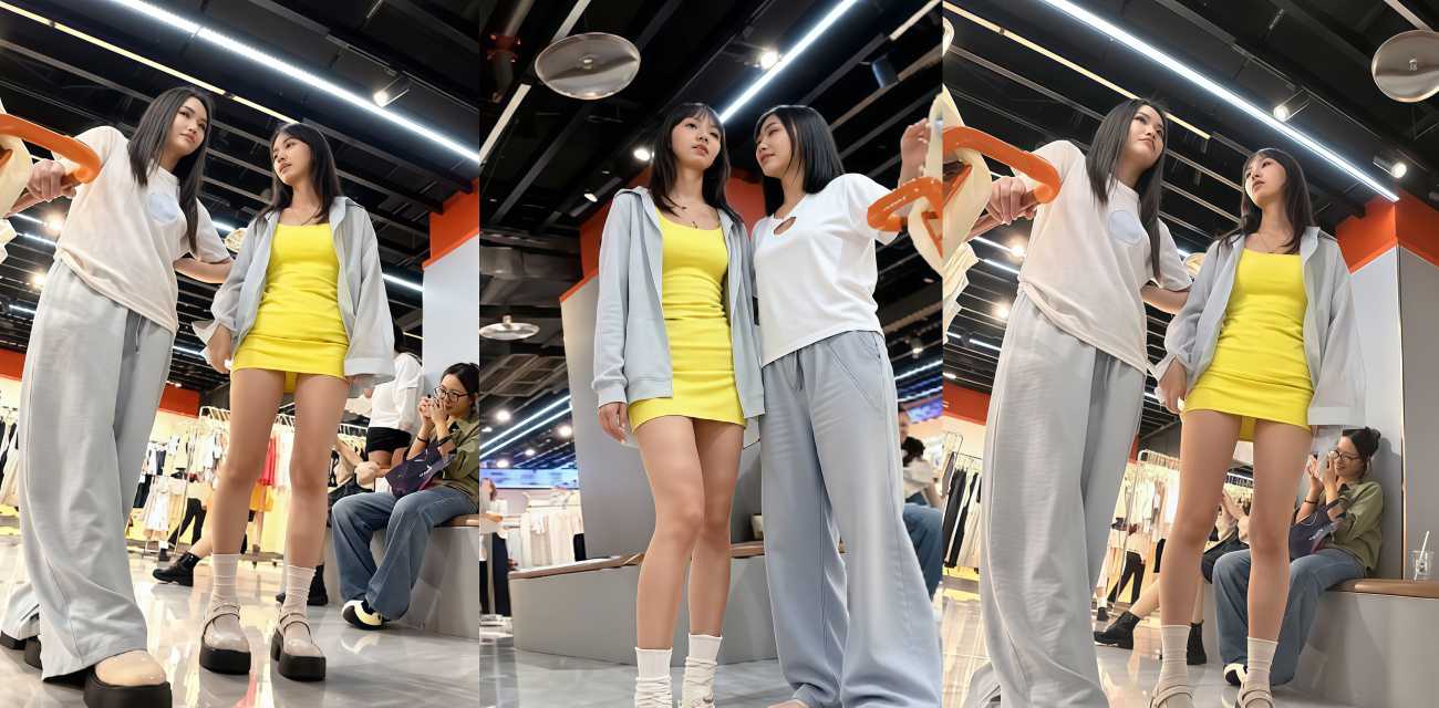 顶点大师 商场极限抄底视频 近距离拍摄 粉红蕾丝边爱心内裤 让人看得心潮澎湃
