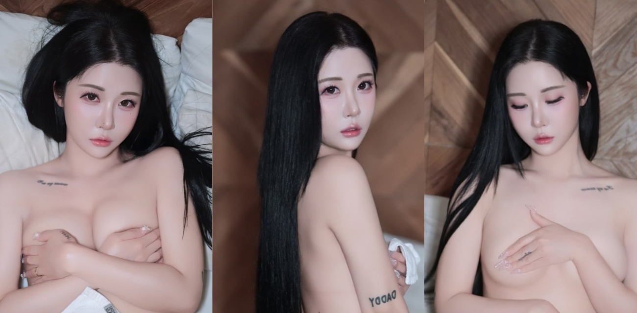 韩国高颜值人气嫩模 Bomi 最新大尺度写真作品流出 全身精油涂抹浴巾遮挡三点诱惑