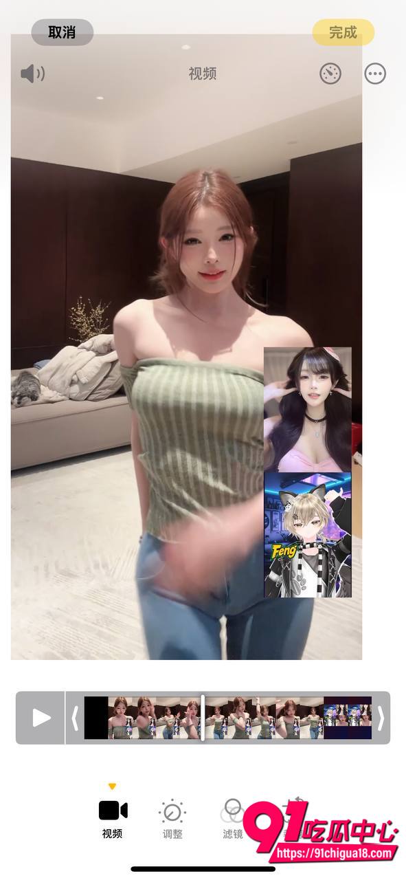 抖音网红直播走光露点合集16
