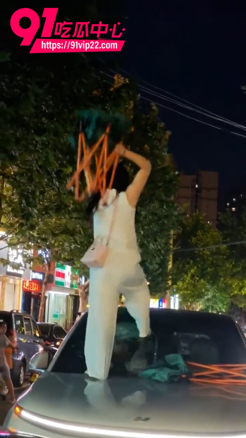 陕西洛南抓小三砸车事件0