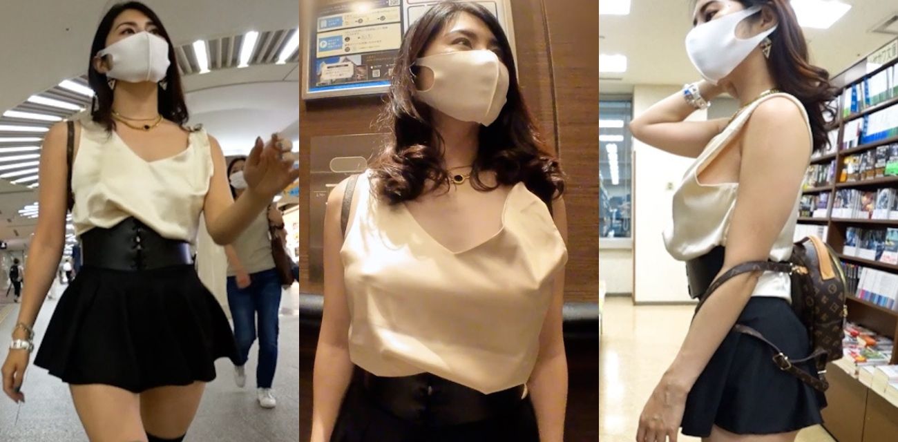 日本抄底偷拍 丰乳肥臀少妇黑丝短裙下怼逼特写 镜头怼到飞起！
