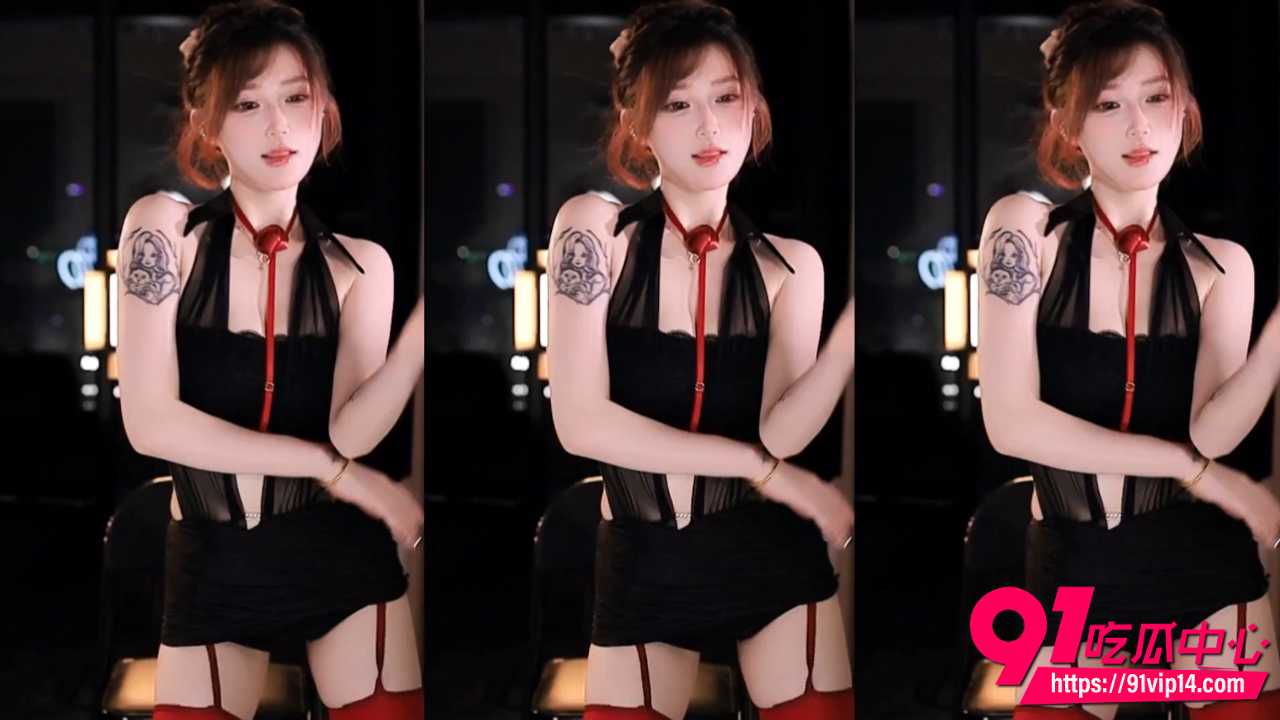 虎牙是萌萌呀极致性感吊带红丝美女 撅臀扭腰蜜腿勾魂 极致诱惑欲火难耐!
