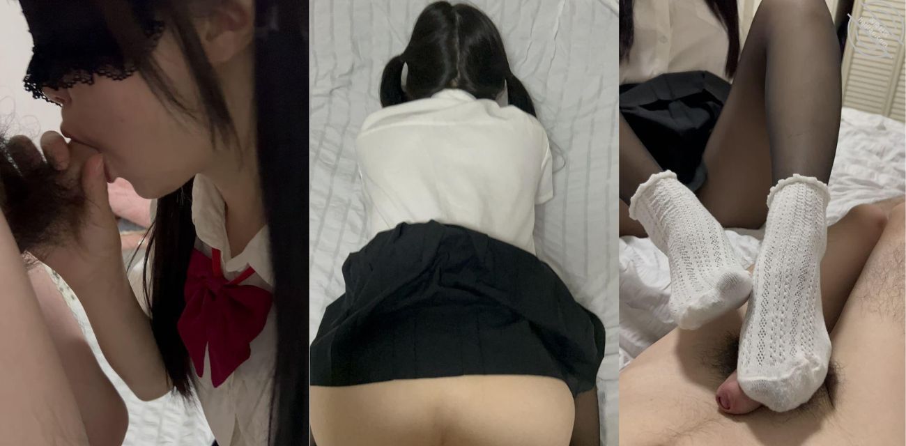 双马尾妹妹操了我 帮我口交没忍住 扶着我的屌就后入!
