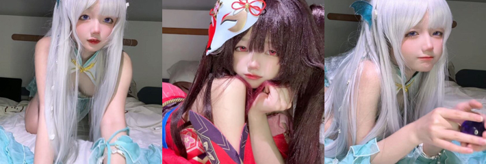 B站清纯coser KaCi脆脆 人设崩塌 私下约炮榜一大哥多部露脸视频流出