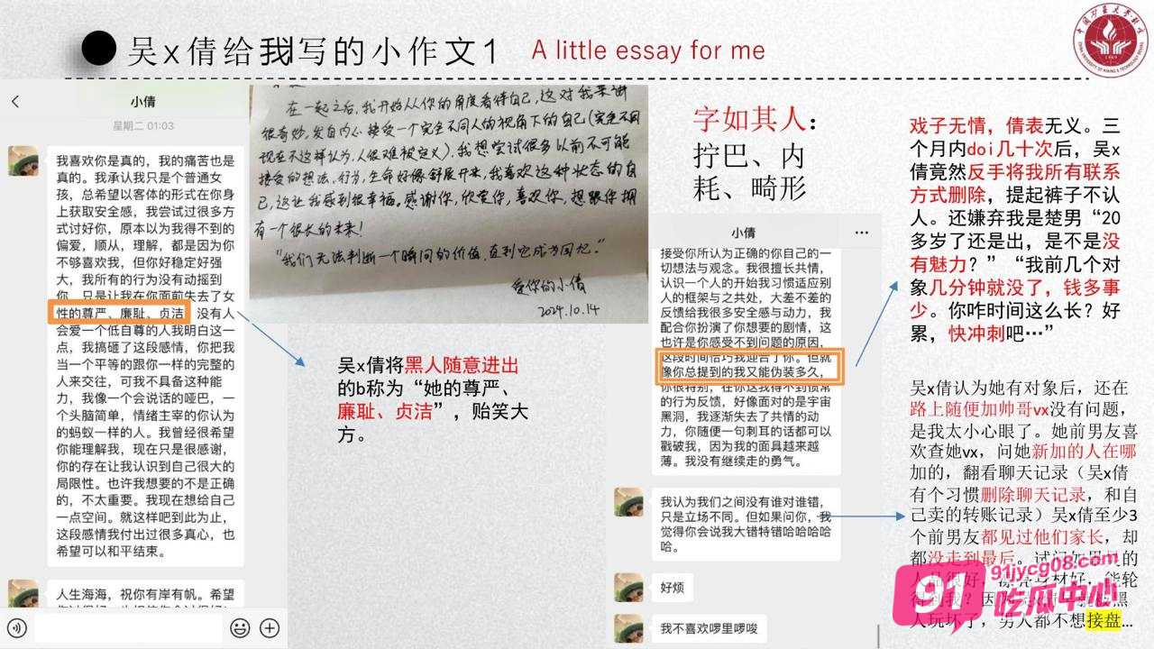 中国矿业大学大瓜 校园鸡 吴文倩 学术造假 50页PPT讲诉事件全过程 配图27