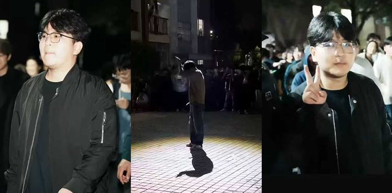 纯爱战士倒下 安徽芜湖职业技术学院 男生相恋7年遭遇分手 翻墙至女生宿舍轰动全校～