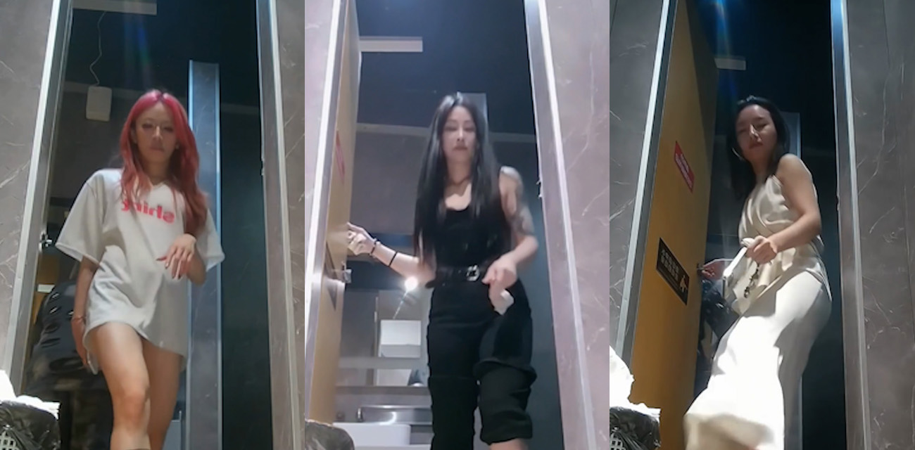 厕拍大神在KTV女厕双视角偷拍 高颜值坐台女逼脸同框画面曝光