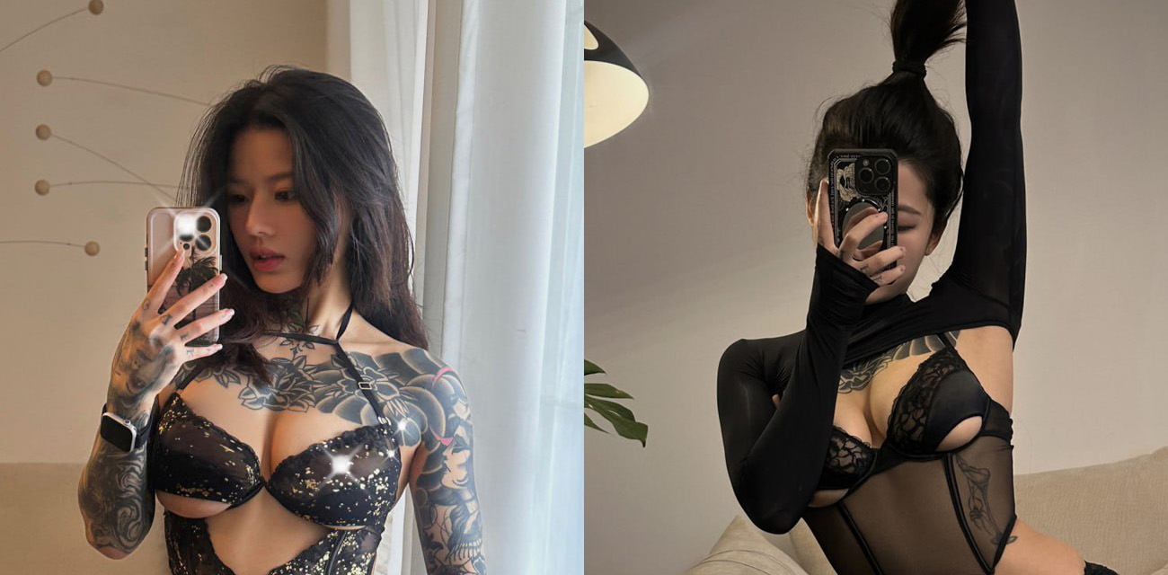 抖音女网红刺青阿诗 跟男友不雅视频流出 性感黑丝御姐在酒店被男友无套内射