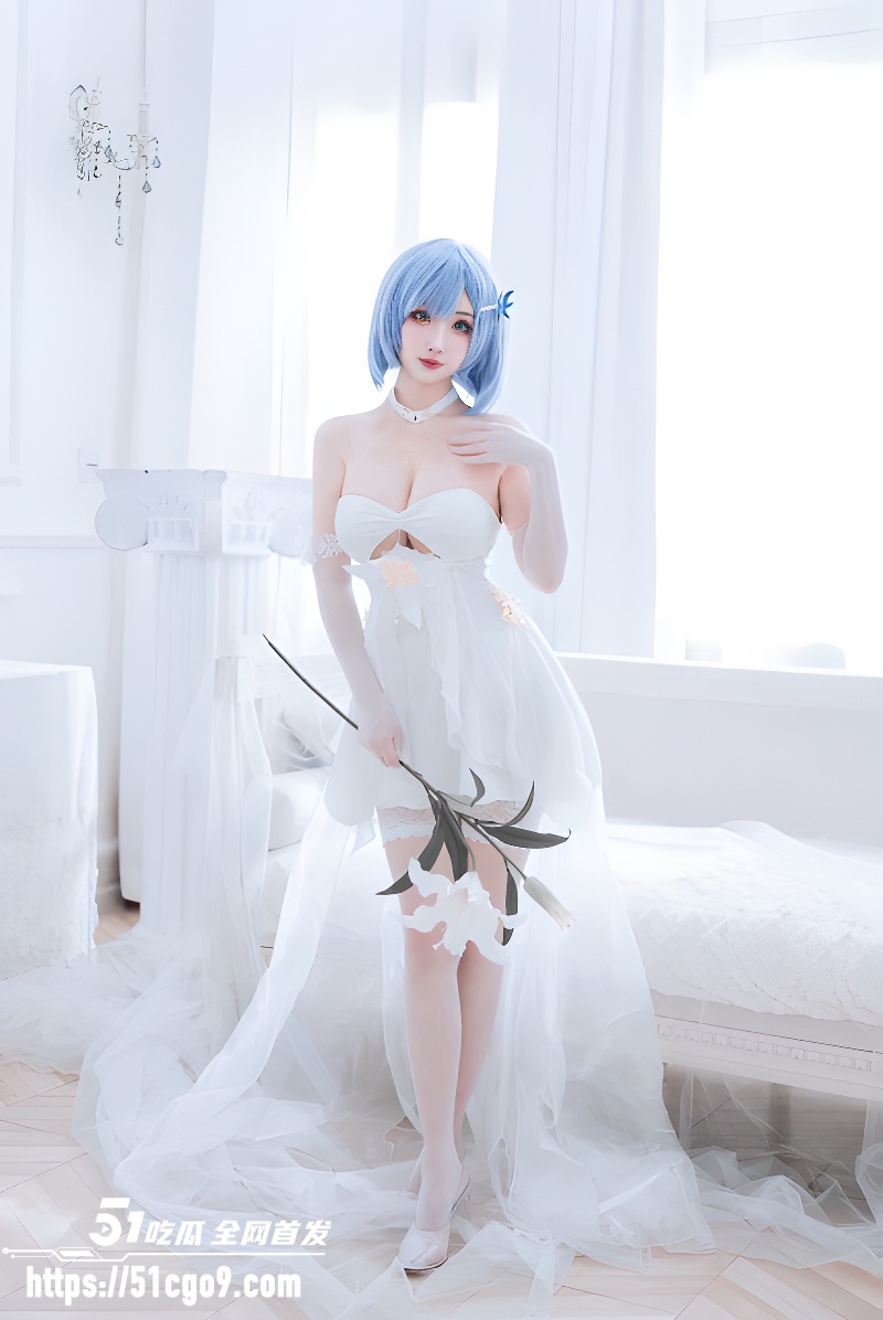 福利姬 凉凉子 cos碧蓝航线恰巴耶夫绝美写真5