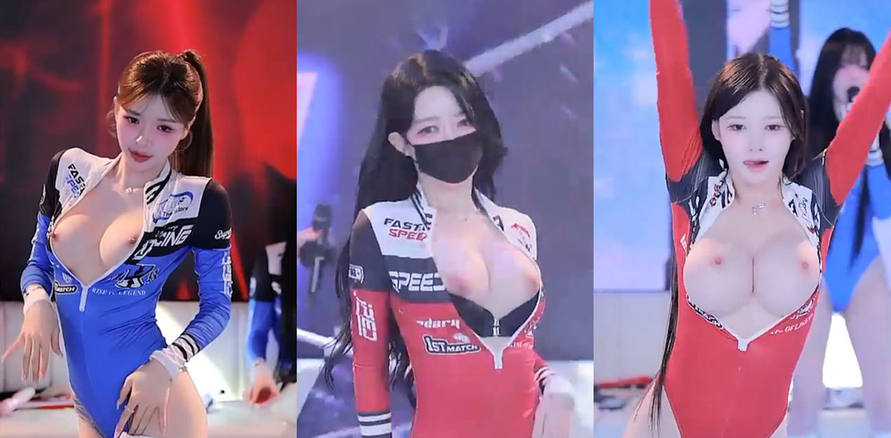 韩国BJ熊猫女团第七季 女神们为了打榜 脱光衣服露出白嫩肉体在直播间骚舞