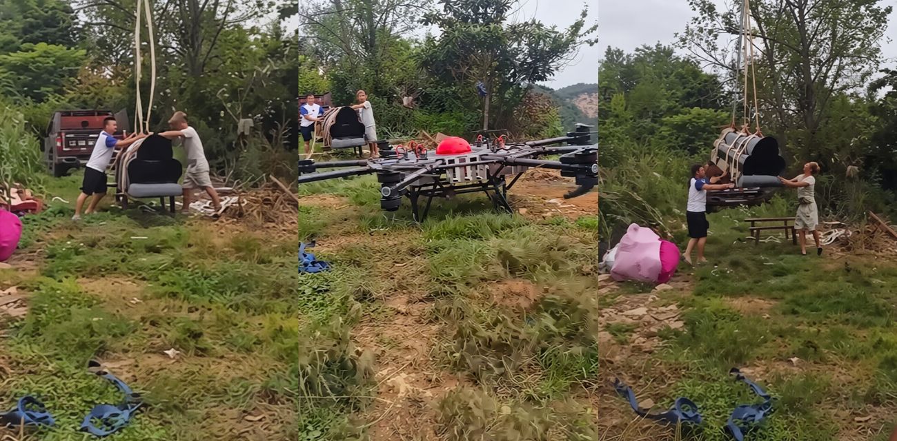 大疆无人机再度爆火 家属为尽孝心 上演空中运棺材 老人家临走排面拉满！