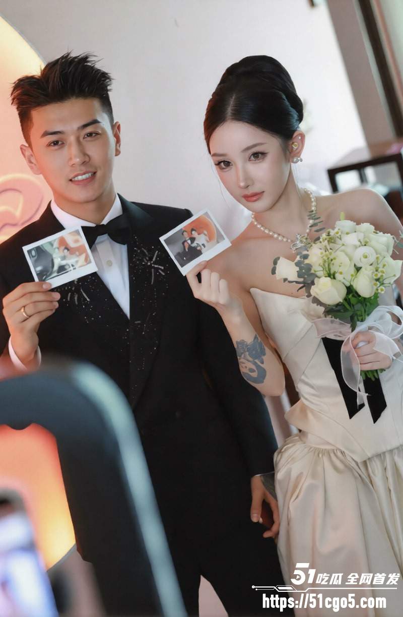 抖音网红任权薛小婉结婚领证05