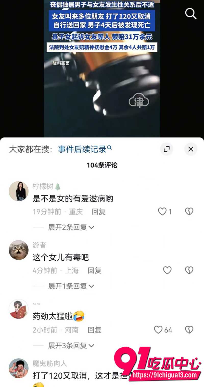 66岁大爷激战4天离世事件 4
