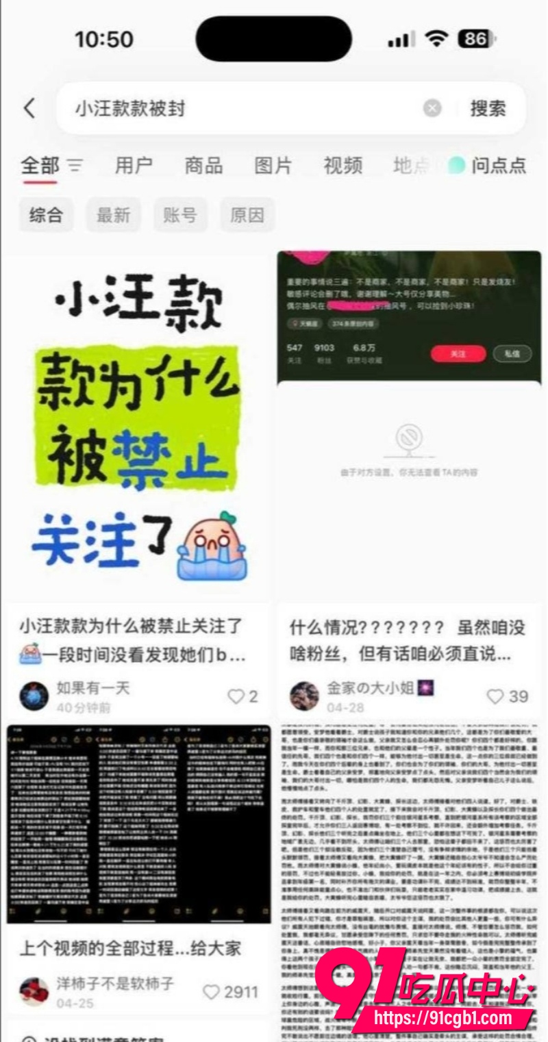 小汪款款被全网禁关9