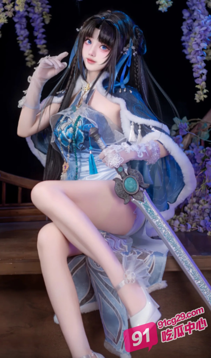 美女cos永劫无间顾清寒与游戏网友约炮 裸足足交白虎嫩穴实在诱人！ 配图2