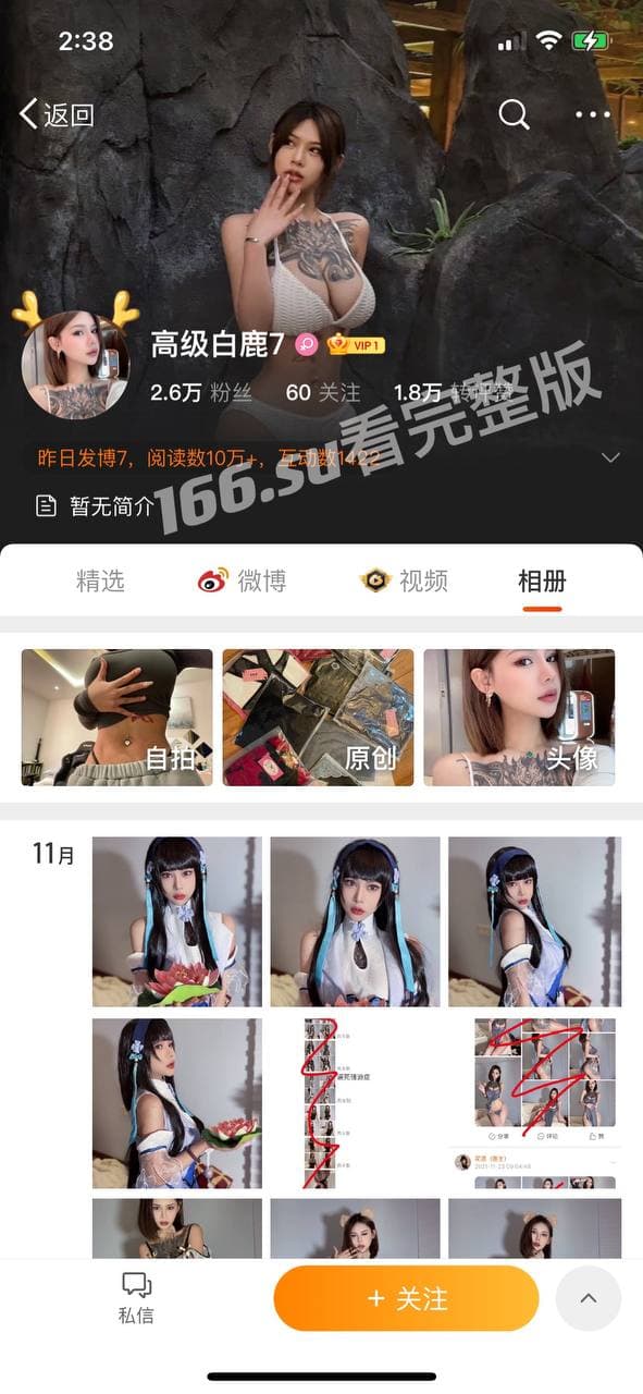 微博网红高级白鹿