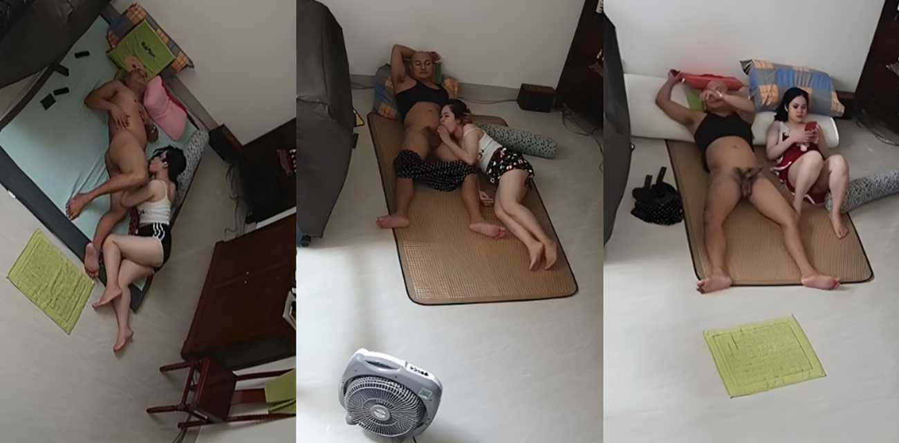 家庭监控泄密流出 光头爆操美艳娇妻 口爆勾引后再主动骑乘后入 连干六炮相当淫骚