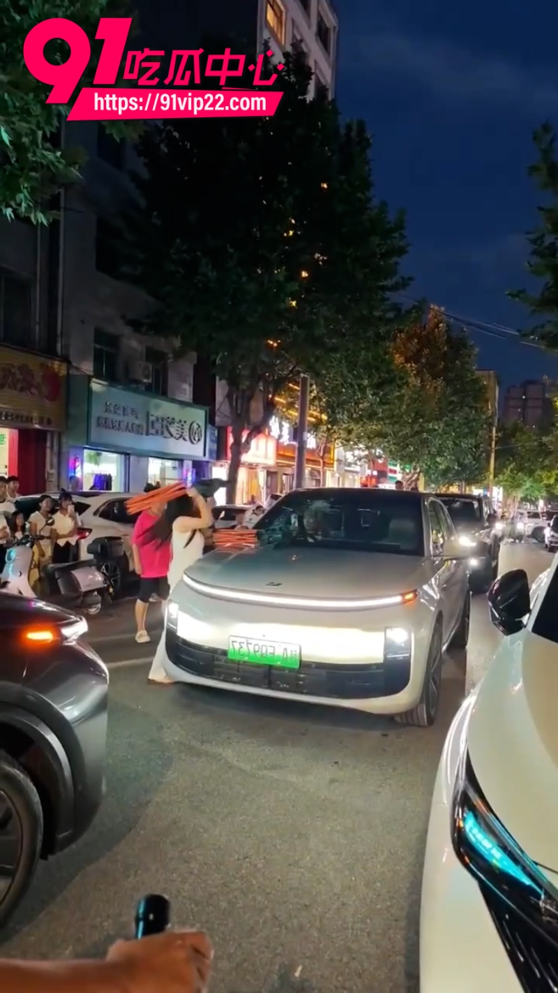 陕西洛南抓小三砸车事件3
