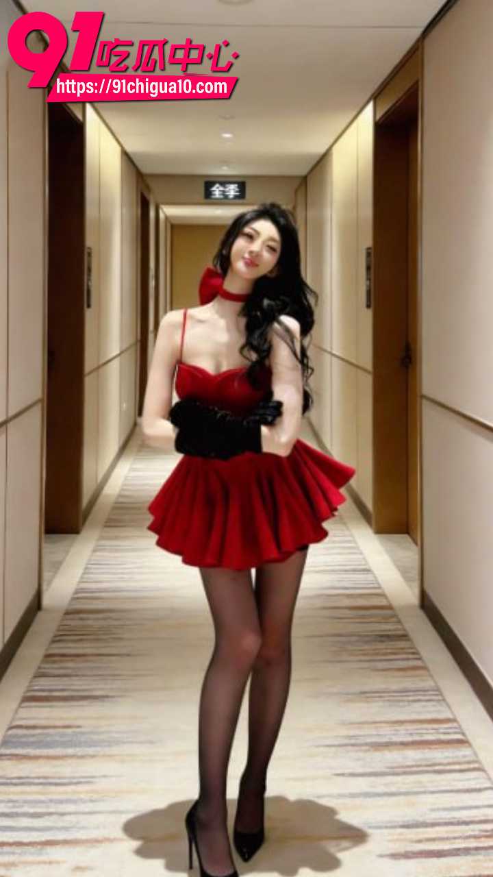 圣诞红裙姐姐黑丝翘臀被掀裙狂干2