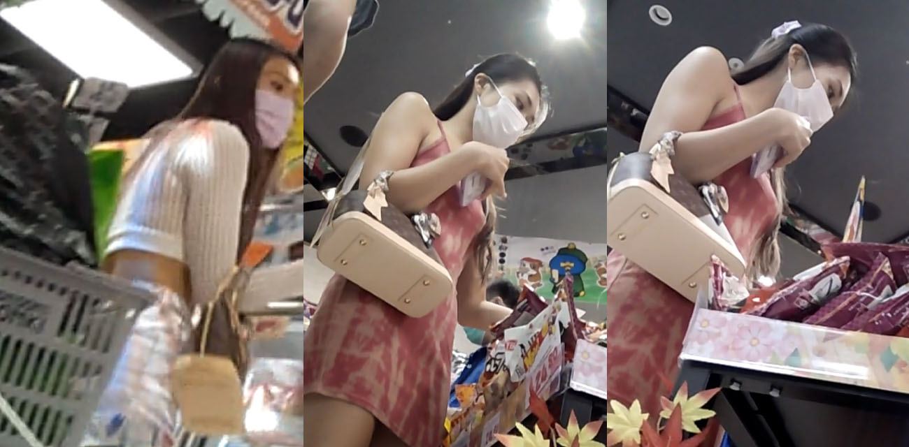商场抄底合集 各色美女春光乍泄 令人大饱眼福！
