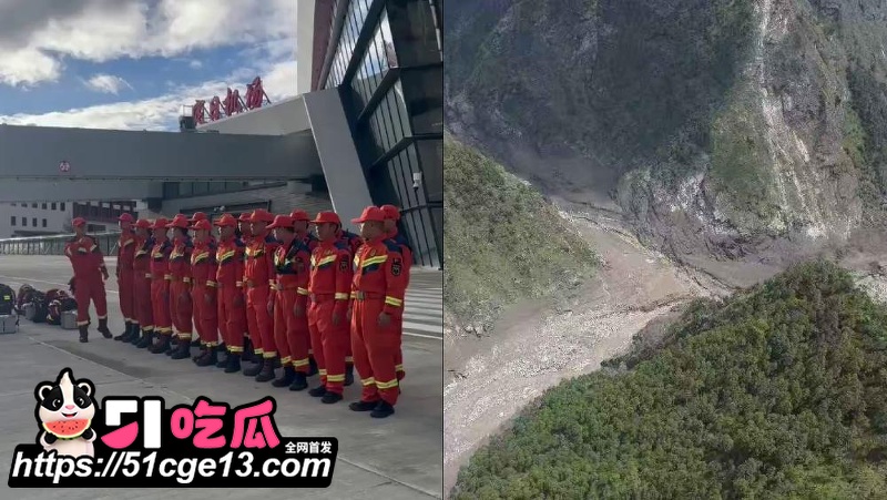 西藏日喀则突发泥石流 3