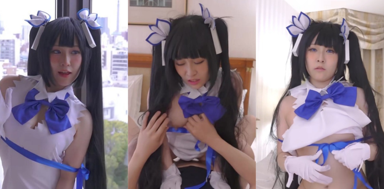 日本高颜值妹子COS赫斯缇雅酒店约炮 白虎嫩穴被大屌疯狂打桩后灌满浓精