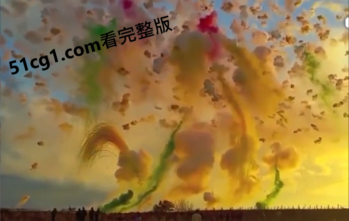 白天看的烟花