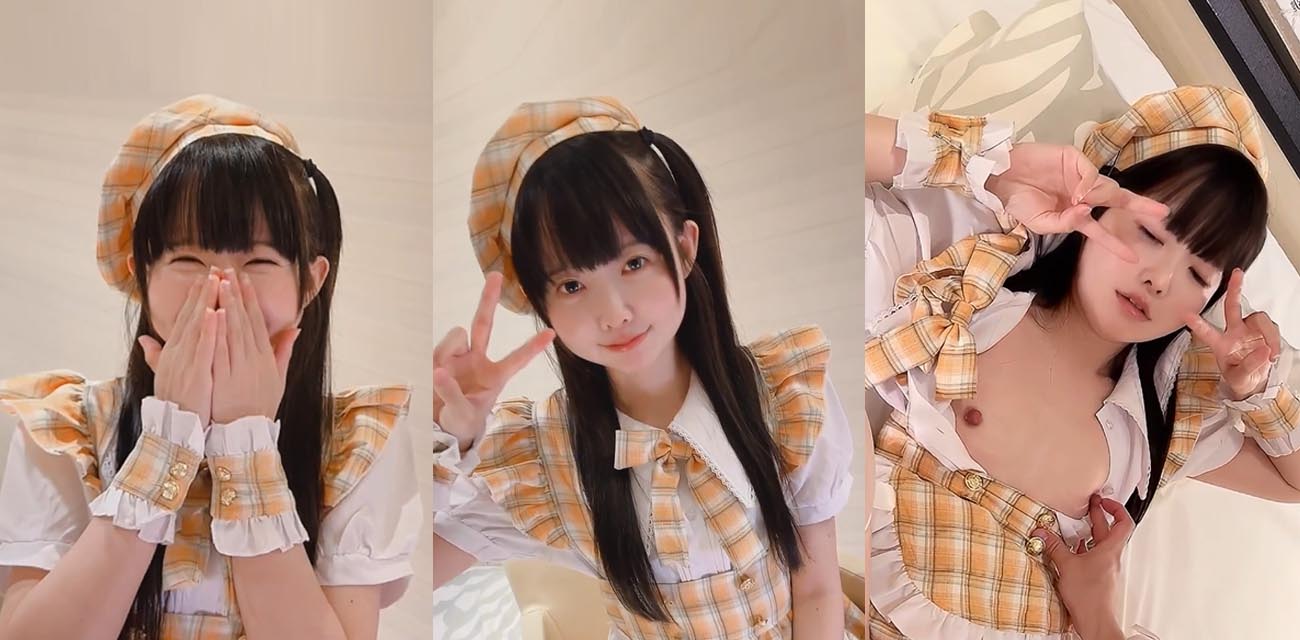 日本福利姬yurinslittlepeach身穿女仆装在酒店约炮双马尾10