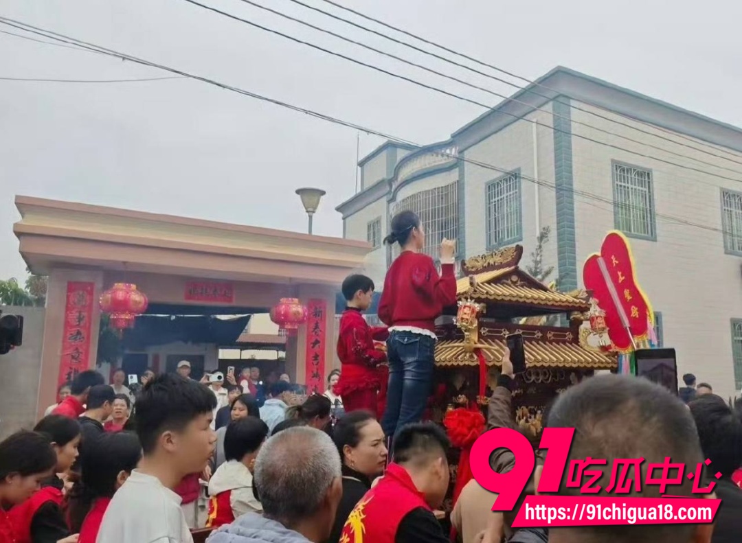 莆田什石村妈祖巡游现场视频8