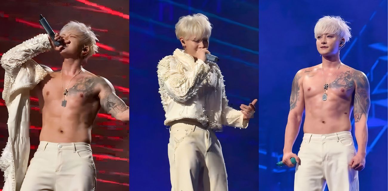 顶流男星 黄子韬 成都演唱会翻车 全程裸身热舞 拉链竟然不拉 难道天热在遛鸟？